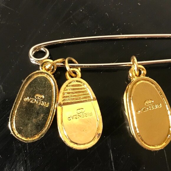 Firenza Baby Shoes 3 Shoe Charm Vtg Deadstock NWT Boy Girl Mothers day Gift Mom - Picture 5 of 5